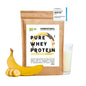 Whey protein orgânico em pó de banana