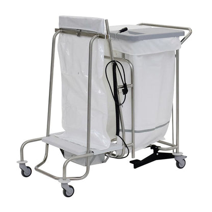 O carrinho de estação Novocal possui uma estrutura de aço inoxidável totalmente soldada e conexões de tubo redondo - ideal para hospitais ou aplicações comerciais que necessitam de transporte duradouro. Entregue como um pacote (1 peça). Marca: Novocal.