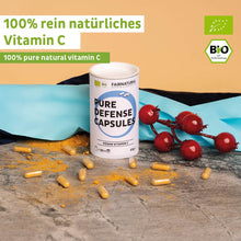 Cápsulas orgânicas de vitamina C