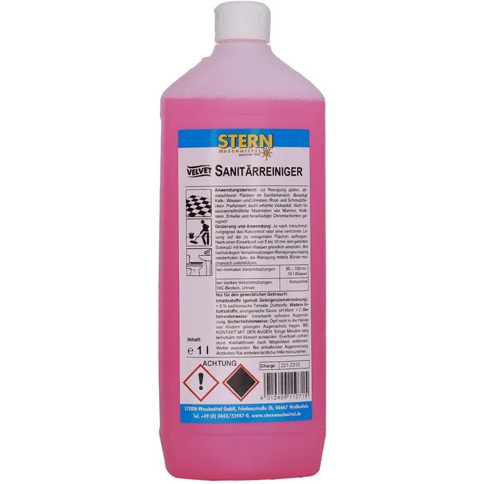 Limpador sanitário de veludo | Garrafa (1L)