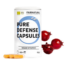 Cápsulas orgânicas de vitamina C