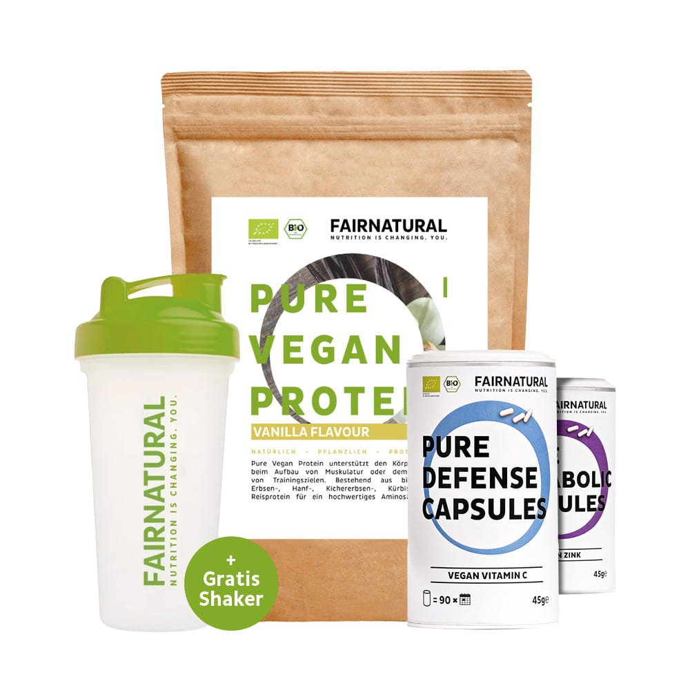 Pacote de formação vegana de colágeno orgânico