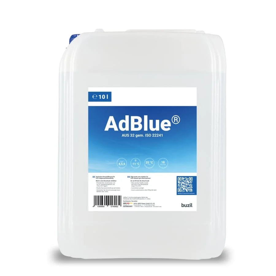 Solução de ureia Buzil AdBlue® AUS 32, em conformidade com a norma ISO 22241