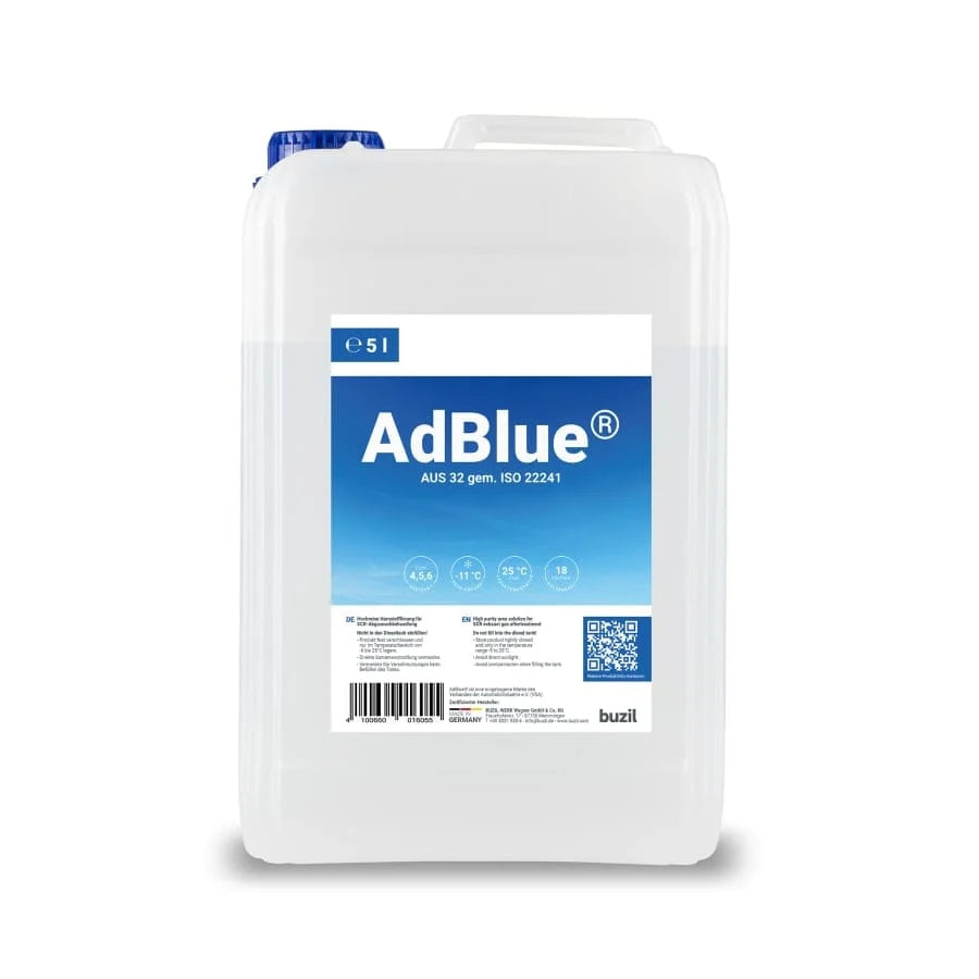 Solução de ureia Buzil AdBlue® AUS 32, em conformidade com a norma ISO 22241
