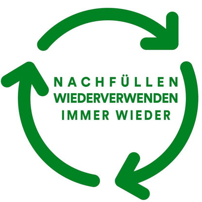 Uma seta circular verde contorna o texto "RECARREGAR REUTILIZAR SEMPRE" no dispensador de fita adesiva 3M Scotch™ Clip & Twist C19 com fita adesiva Scotch® Magic™, 19 mm × 8,89 m.