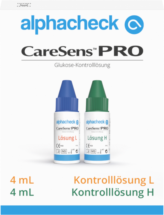Solução de controle CareSens Pro H | Frasco (4ml)