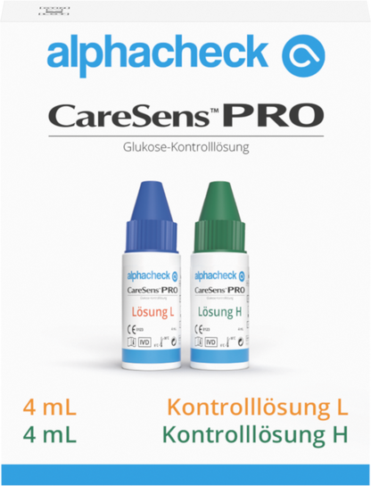 Solução de controle CareSens Pro H | Frasco (4ml)