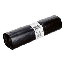 Sacos de lixo Deiss em PEBD reciclado, 240 litros, 1000x1250x0,06 mm, preto | Rolo (10 peças)