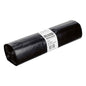 Sacos de lixo Deiss em PEBD reciclado, 240 litros, 1000x1250x0,06 mm, preto | Rolo (10 peças)
