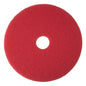 3M™ Economy Machine Pad Vermelho - Almofadas para limpeza de pisos