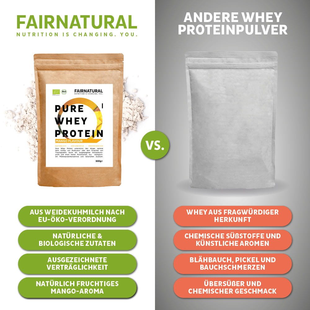 Whey Protein em Pó Orgânico Manga