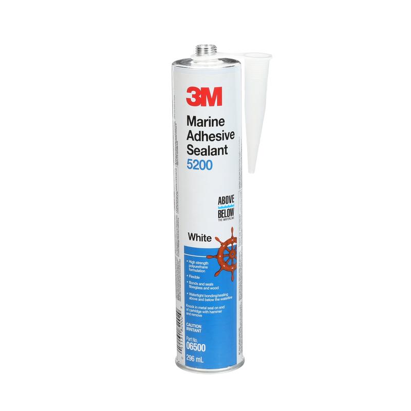 Adesivo e Selante Marinho à Base de Poliuretano 3M™ 5200FC, Branco, 295ml, PN06520 | Pacote (1 peça)