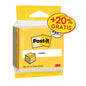 Cubos de notas Post-it®, Ultra Colors, 76 mm x 76 mm, promoção 20% gratuita, 390 folhas/bloco, 1 bloco/pacote, 100% PEFC, SGSCH-PEFC-COC-110078 | Pacote (1 conjunto)
