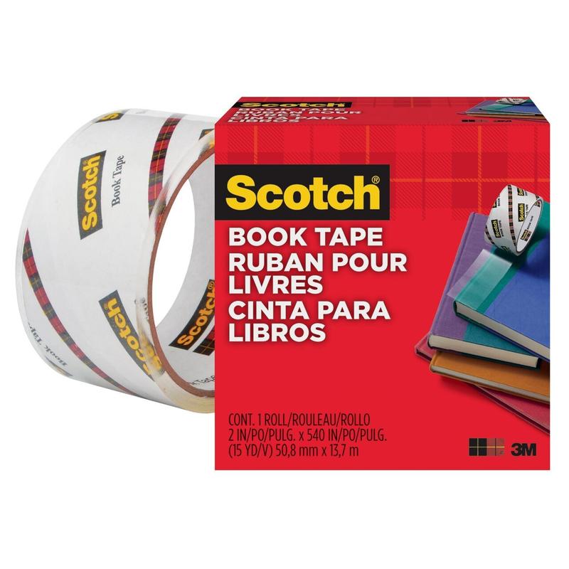 Fita Scotch® para reparo de livros 50,8 mm x 13,7 m 1 rolo | Pacote (1 rolo)
