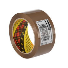 Fita de embalagem Scotch® PP 309, marrom, 50 mm x 66, 0,05 mm | Pacote (1 rolo)