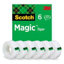 Fita invisível Scotch® Magic™ 8-1933-6/5S, 19 mm x 33 m, 6 rolos/pacote | Pacote (6 rolos)