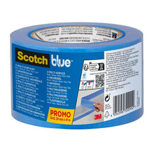 Fita adesiva para pintor de múltiplas superfícies ScotchBlue ™, 24 mm x 41 m, 3 rolos/pacote, 100% PEFC, SGSCH-PEFC-COC-110078 | Pacote (3 rolos)