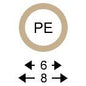 servomat Ersatzteil LLDPE Schlauch 8 x 6 mm Natur – Teilenr. JGPE0806100MN