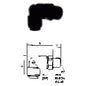 servomat Ersatzteil Winkel-Einschraub-Verbinder 4 mm - 1/4 – Teilenr. JGPM090402E