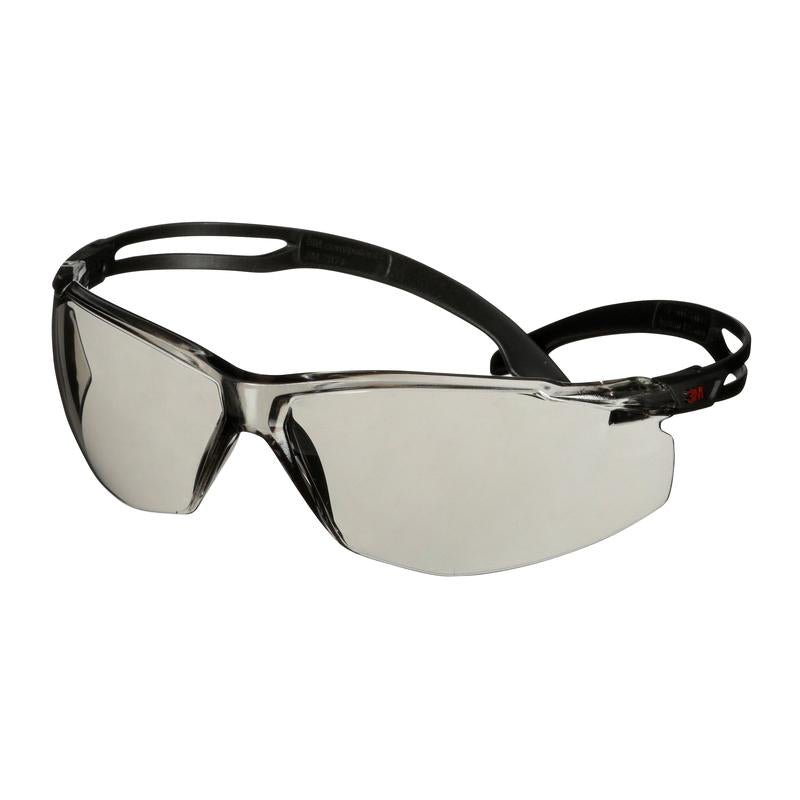 Óculos de segurança 3M™ SecureFit™ 500, hastes pretas, revestimento antiembaçante/antiarranhões Scotchgard™ (K&N), lente cinza claro interna/externa, SF507SGAF-BLK-EU, 20 por pacote | Pacote (1 peça)
