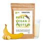 Proteína em pó vegana orgânica de banana sem soja
