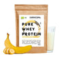 Whey protein orgânico em pó de banana